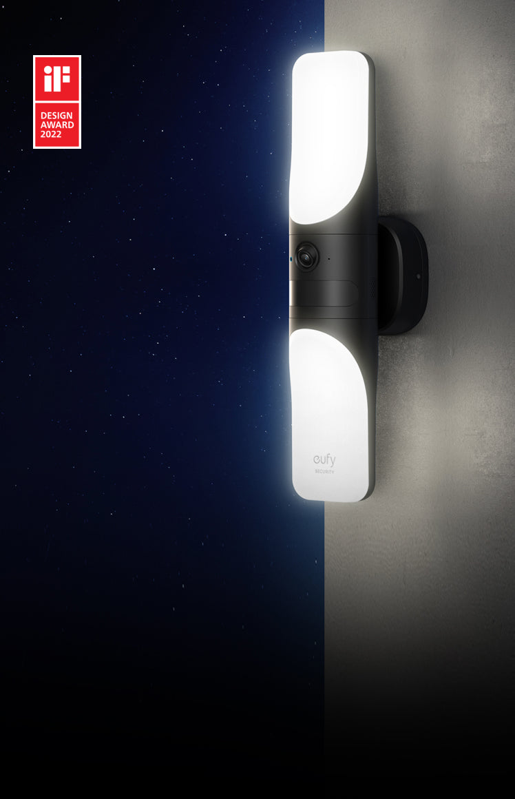eufy Wandkamera mit modernem Licht und IF Design Award