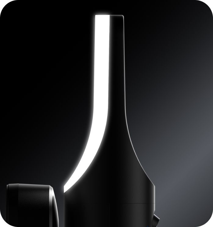 eufy schwarze Kamera für Sicherheit mit LED-Beleuchtung