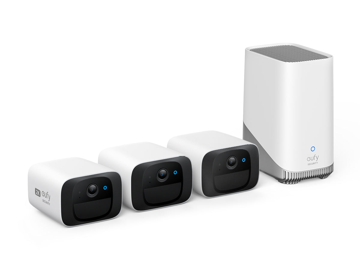 Anker eufy Security Wireless SoloCam C210, Outdoor Camera, Battery Camera,  2K Camera, HomeBase 3 Compatible, 2-Cam Pack 