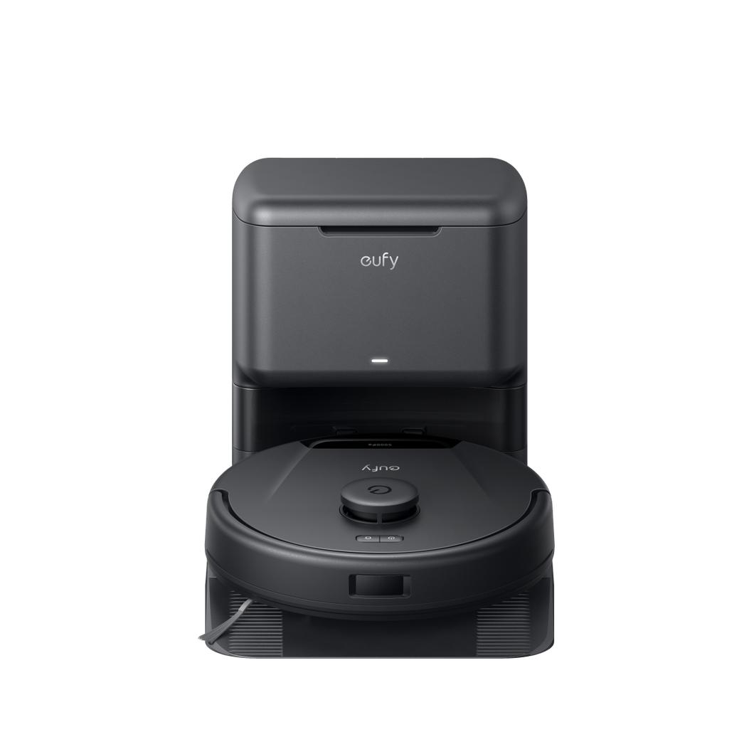 eufy robot vacuum with self-emptying station for smart cleaning
