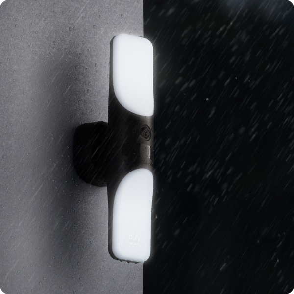 eufy Sicherheitsleuchte für Außenbereich mit Wasserschutz