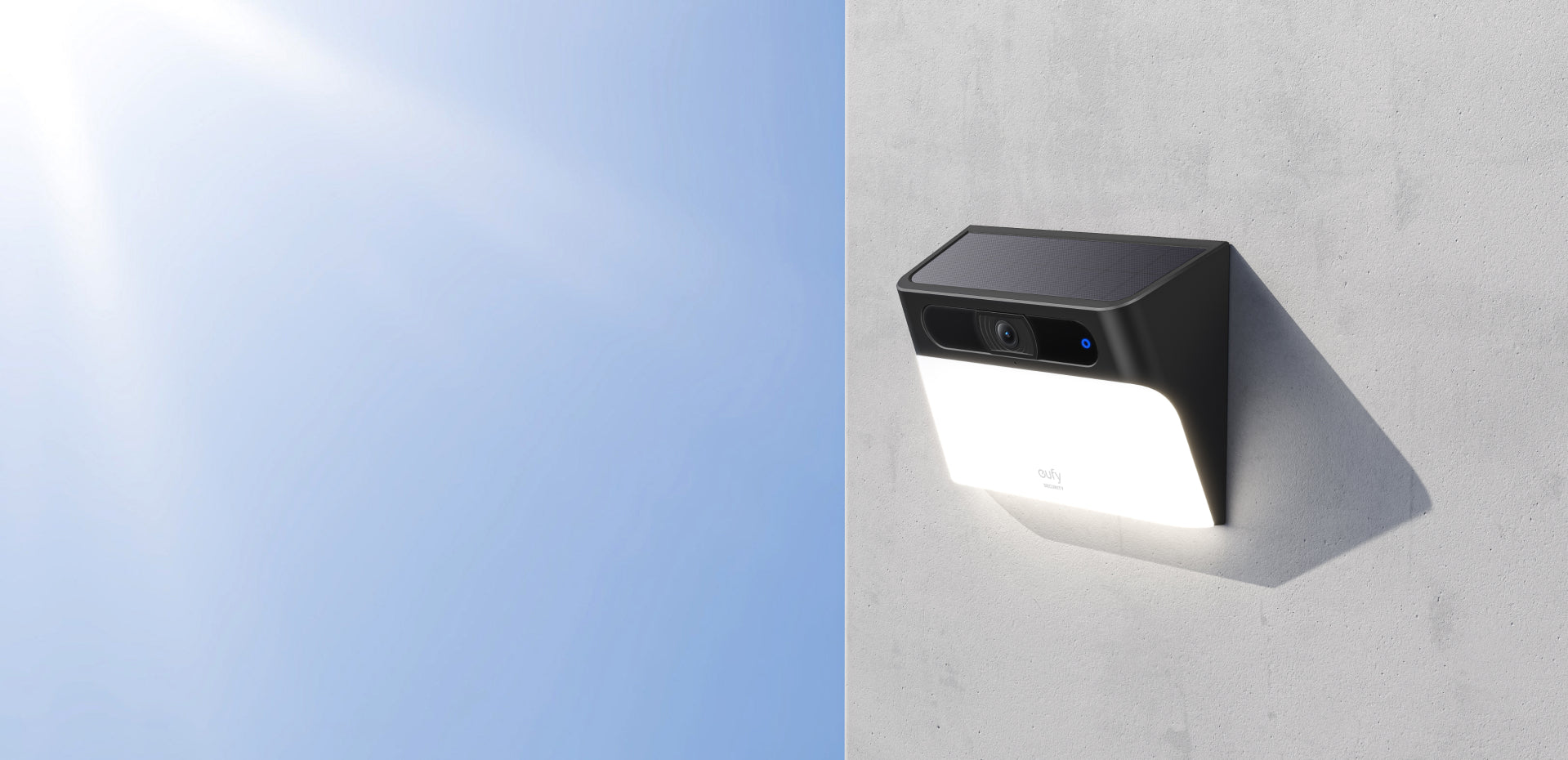 S120 Solar Wall Light Cam