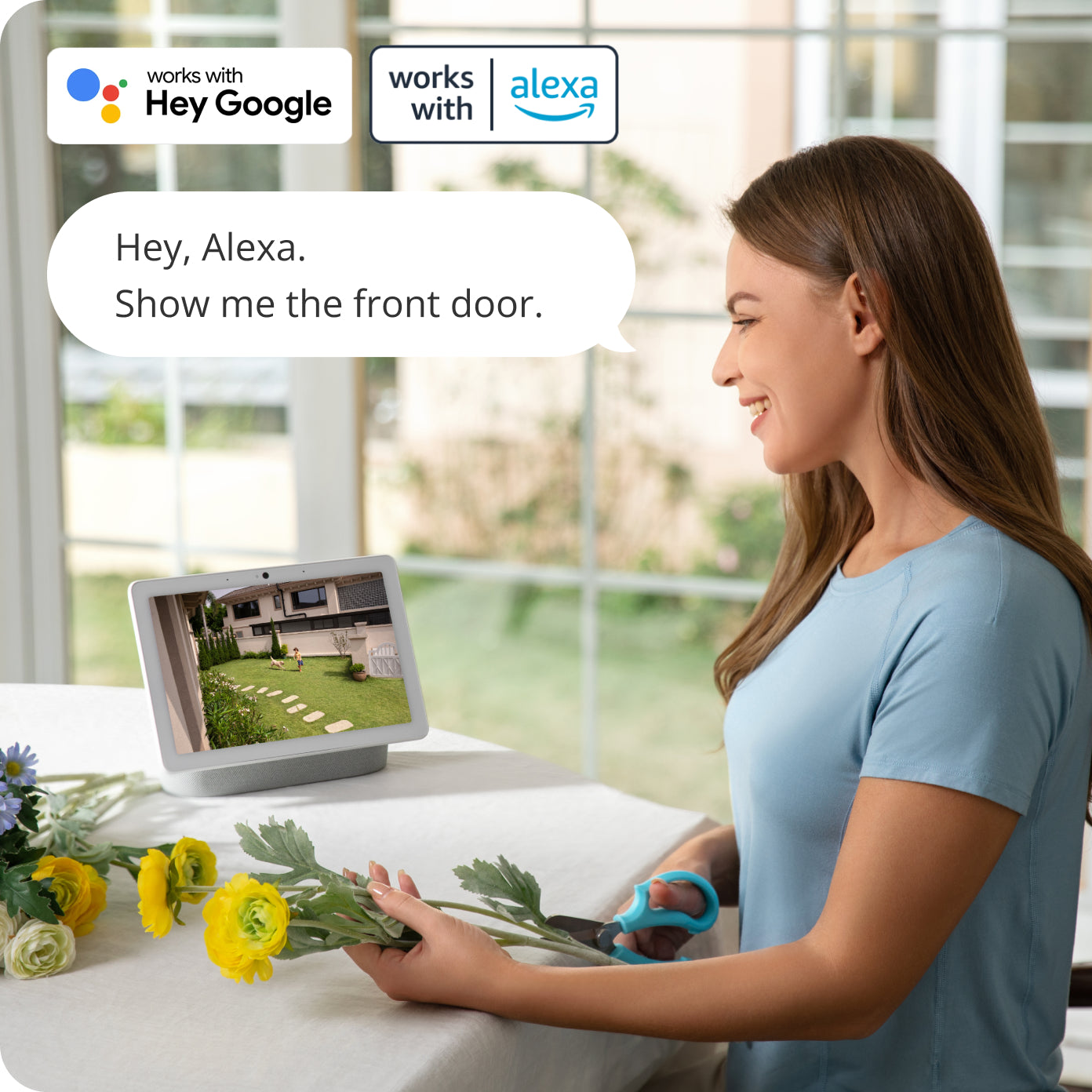 eufy mit Alexa und Google für Haustür-Überwachung
