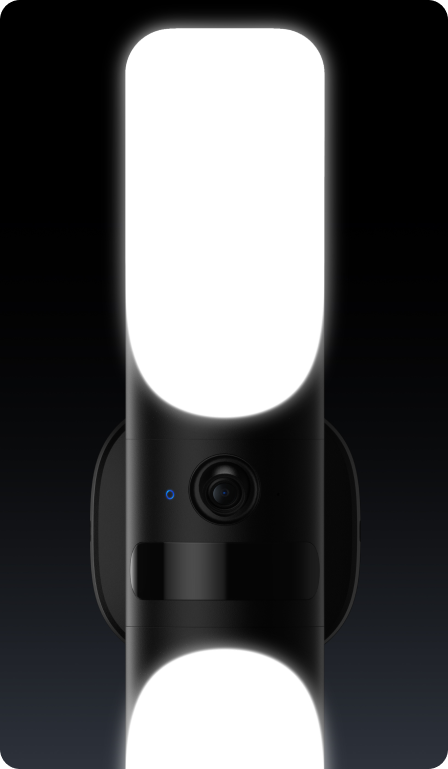 eufy Kamera mit beleuchtetem Bereich für Sicherheit