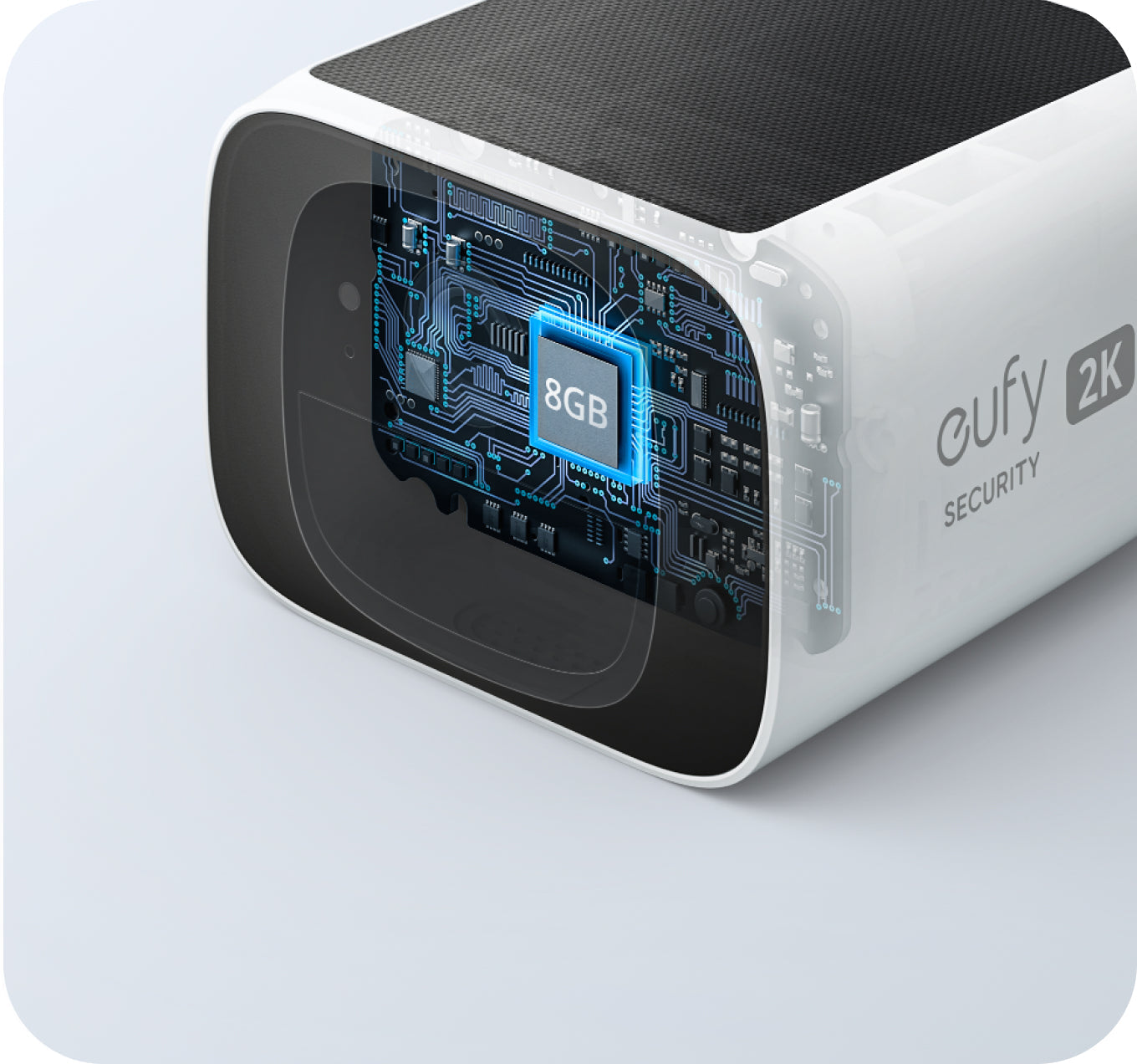 eufy Kamera mit 8GB Speicher und 2K-Auflösung