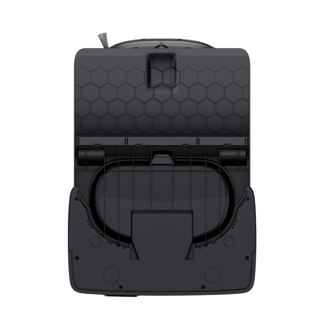 eufy underside  view showing brush system