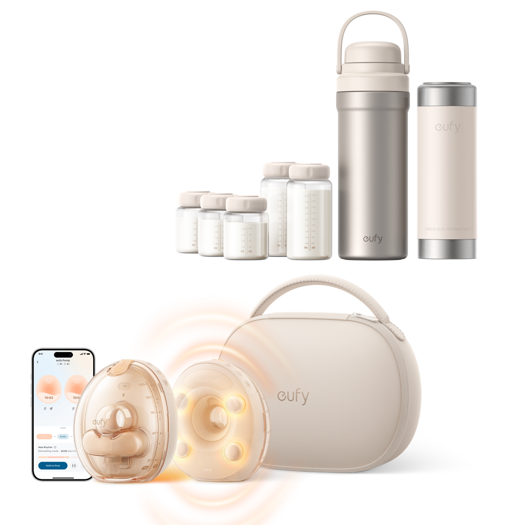 eufy Wearable Breast Pump S2 Pro & Portable Milk Cooler E10