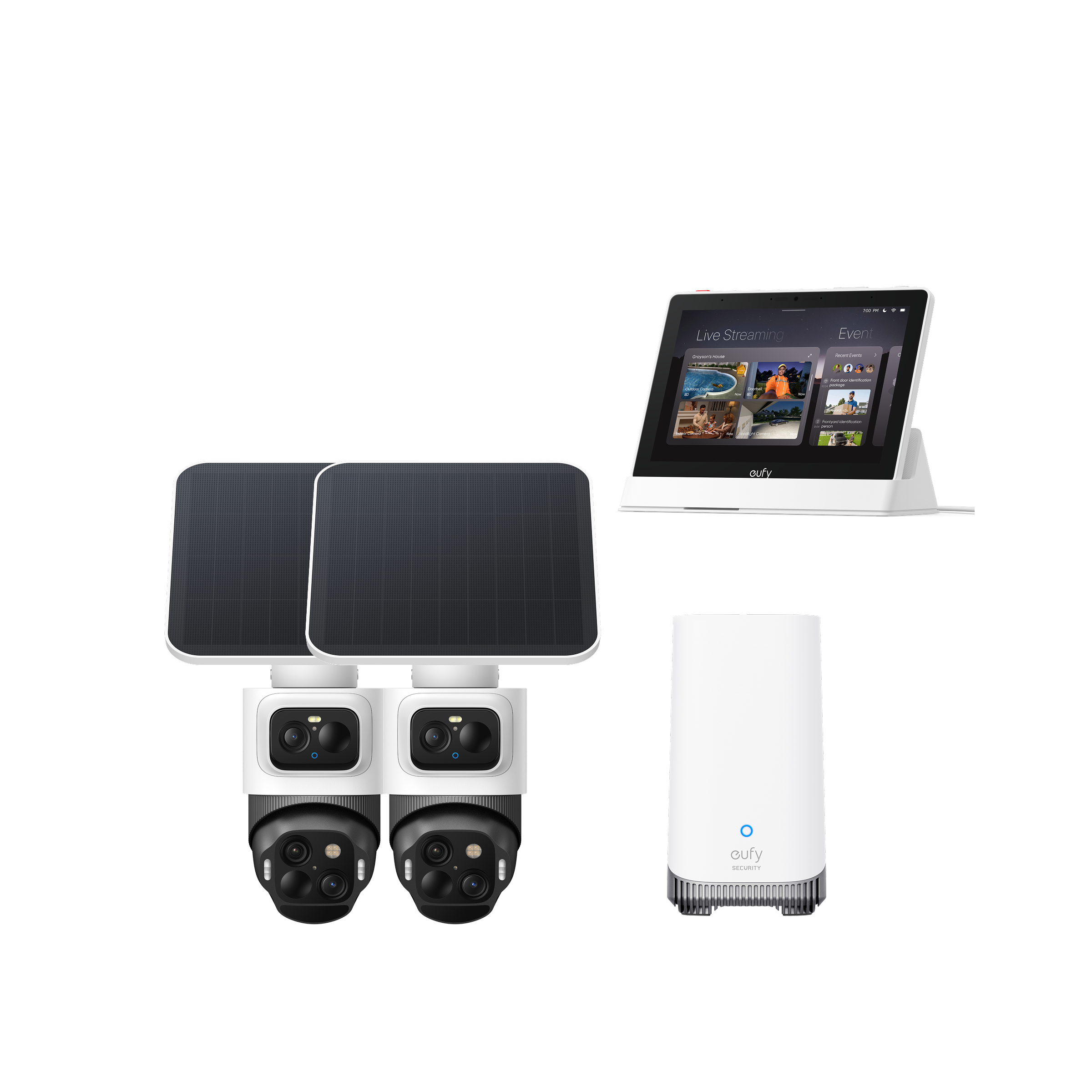 eufyCam S4 2-Cam Kit + eufy Smart Display E10