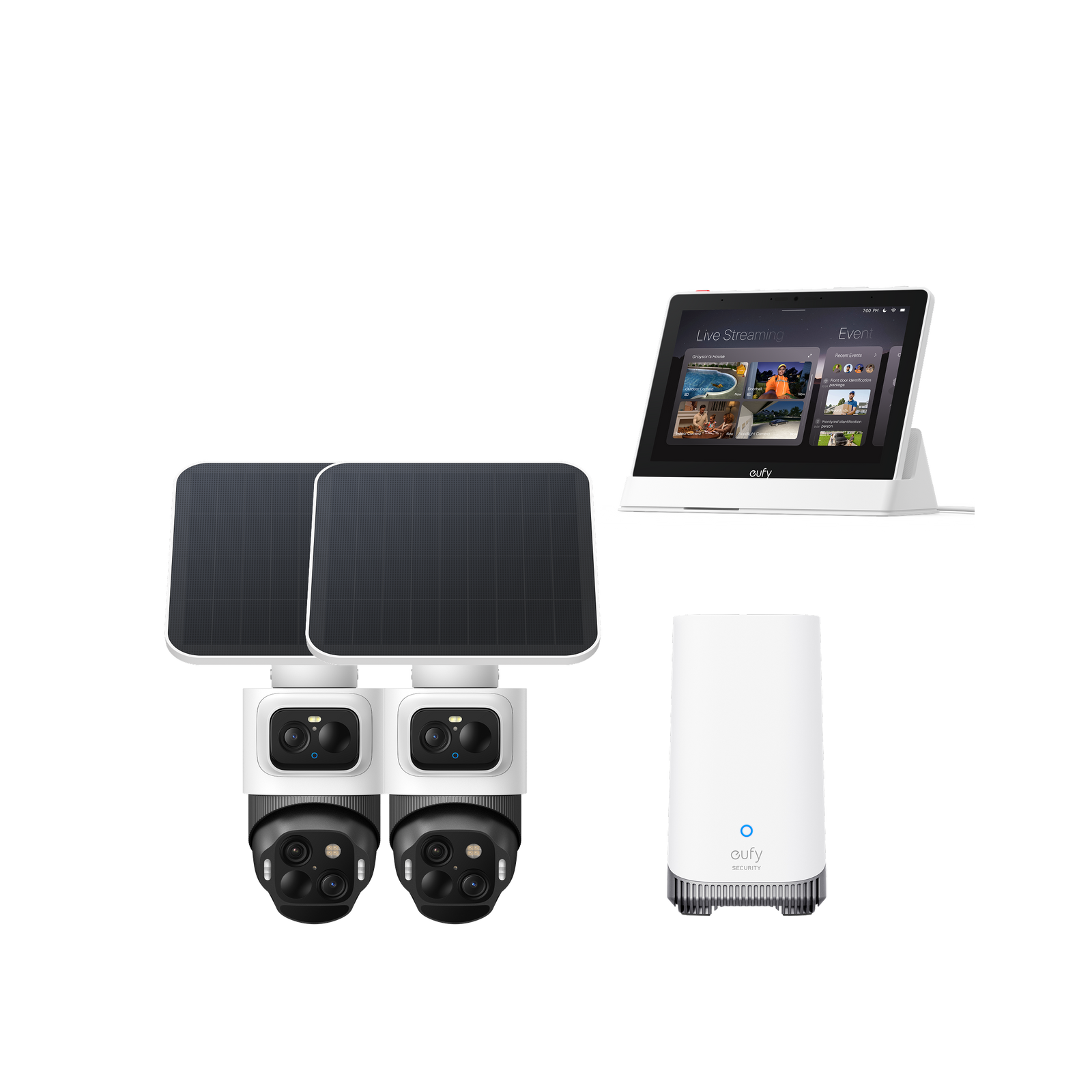 eufyCam S4 2-Cam Kit + eufy Smart Display E10