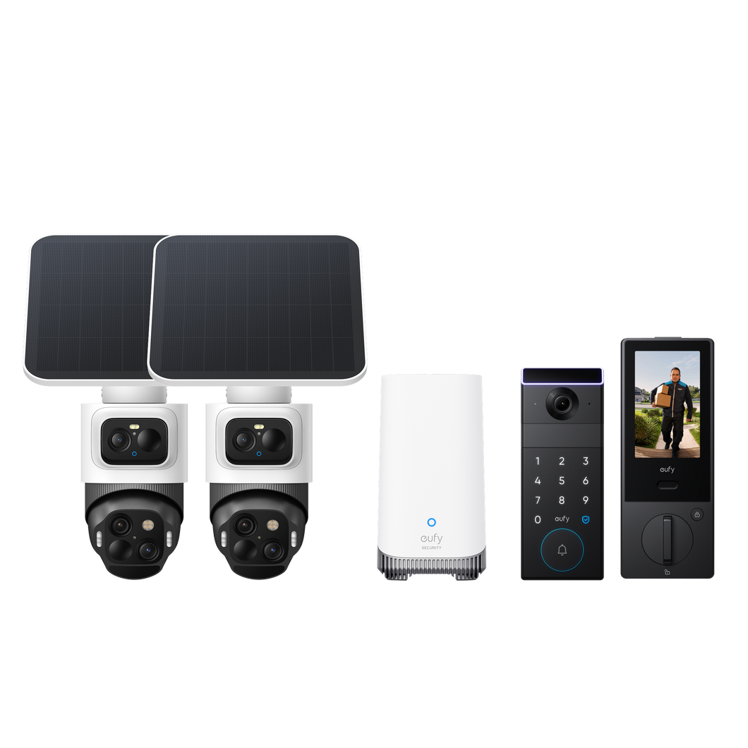 eufyCam S4 2-Cam Kit + eufy FamiLock S3 Max