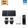 eufyCam S4 2-Cam Kit + Video Doorbell E340