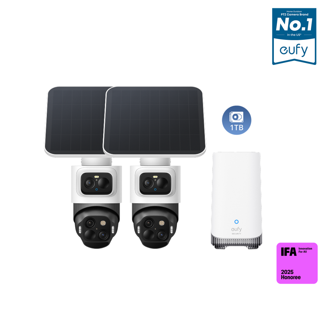 eufyCam S4 2-Cam Kit + 1 TB Hard Drive