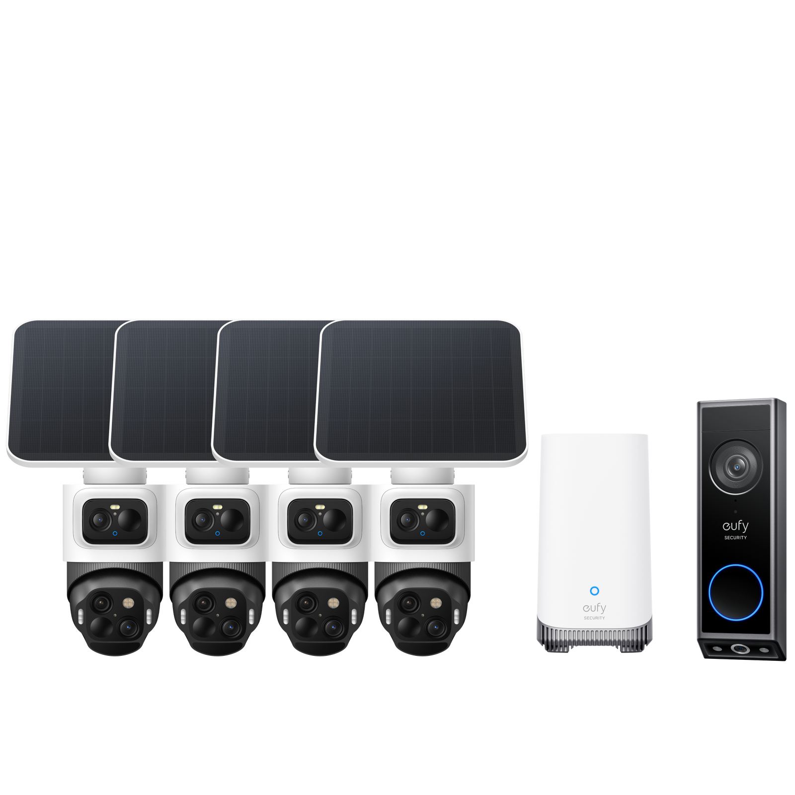 eufyCam S4 4-Cam Kit + Video Doorbell E340