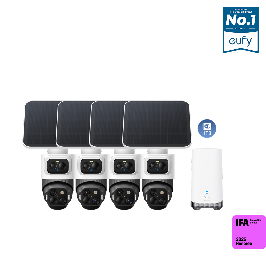 eufyCam S4 4-Cam Kit  + 1 TB Hard Drive