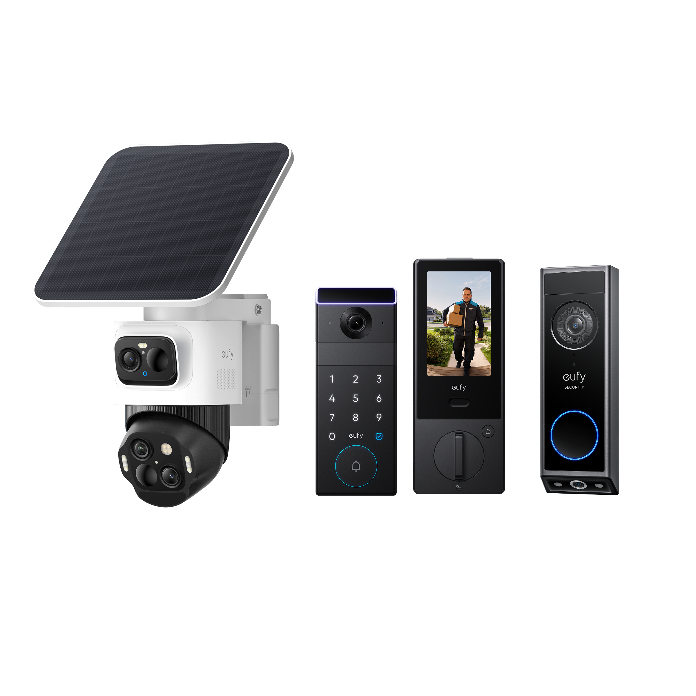 eufyCam S4 + eufy FamiLock S3 Max + Video Doorbell E340