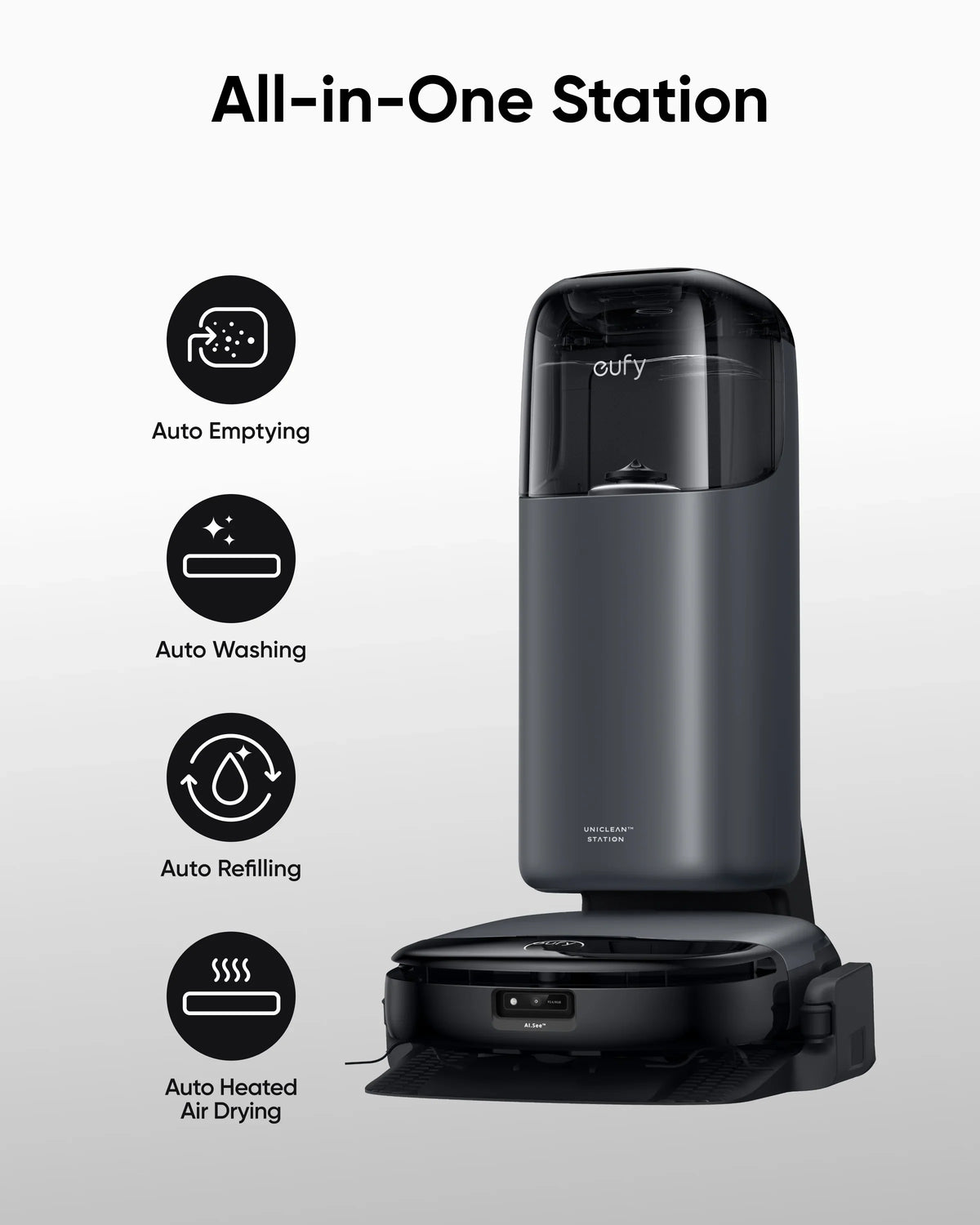 eufy Robot Vacuum Omni S1 + 2*Replacement Kits