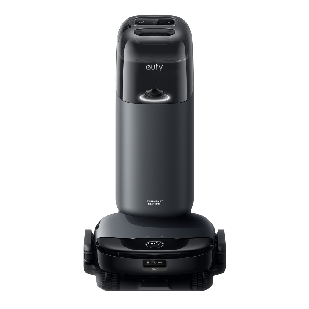eufy robot vacuum with Unclean station for automated cleaning
