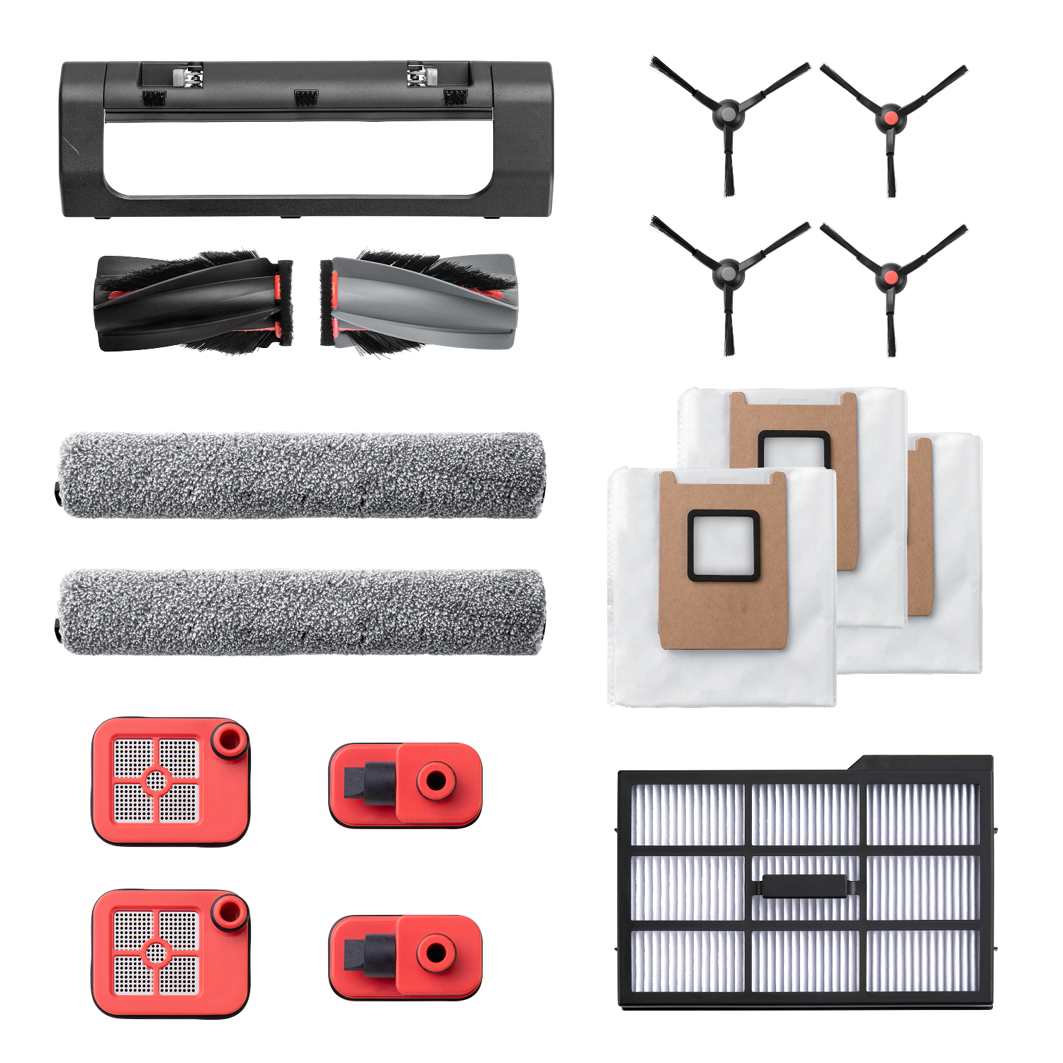 eufy Accessories Package for E28 & E25, Side Brush, Filter, Rolling Brush for Robovac, Dustbag, Roller Mop, Dirty Water Reservoir Filter