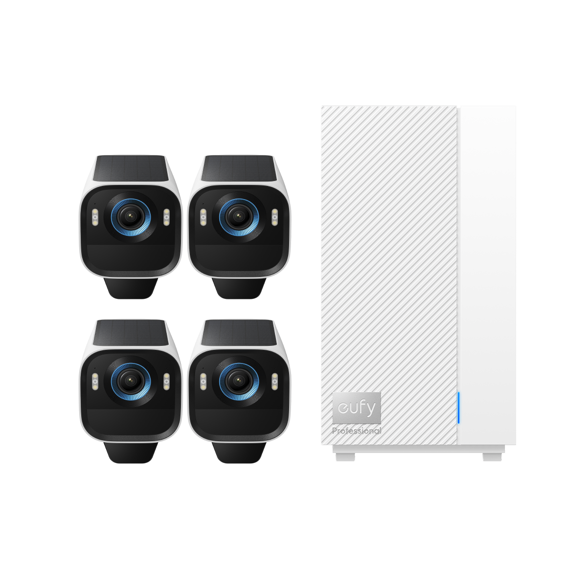 eufyCam S3 Pro Add-on Camera(4-Cam Kit)  + eufy HomeBase™ Professional S1