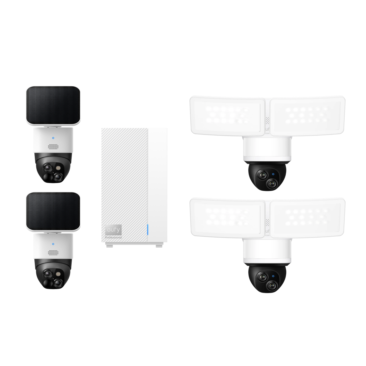 Family Outdoor cameras 4 Cam kits with HomeBase™ Professional S1