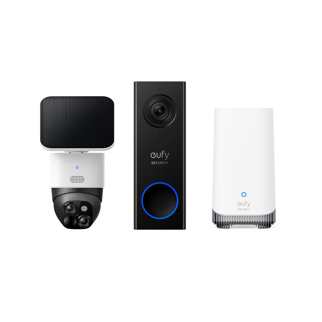 SoloCam S340 + Video Doorbell E340 +HomeBase S380