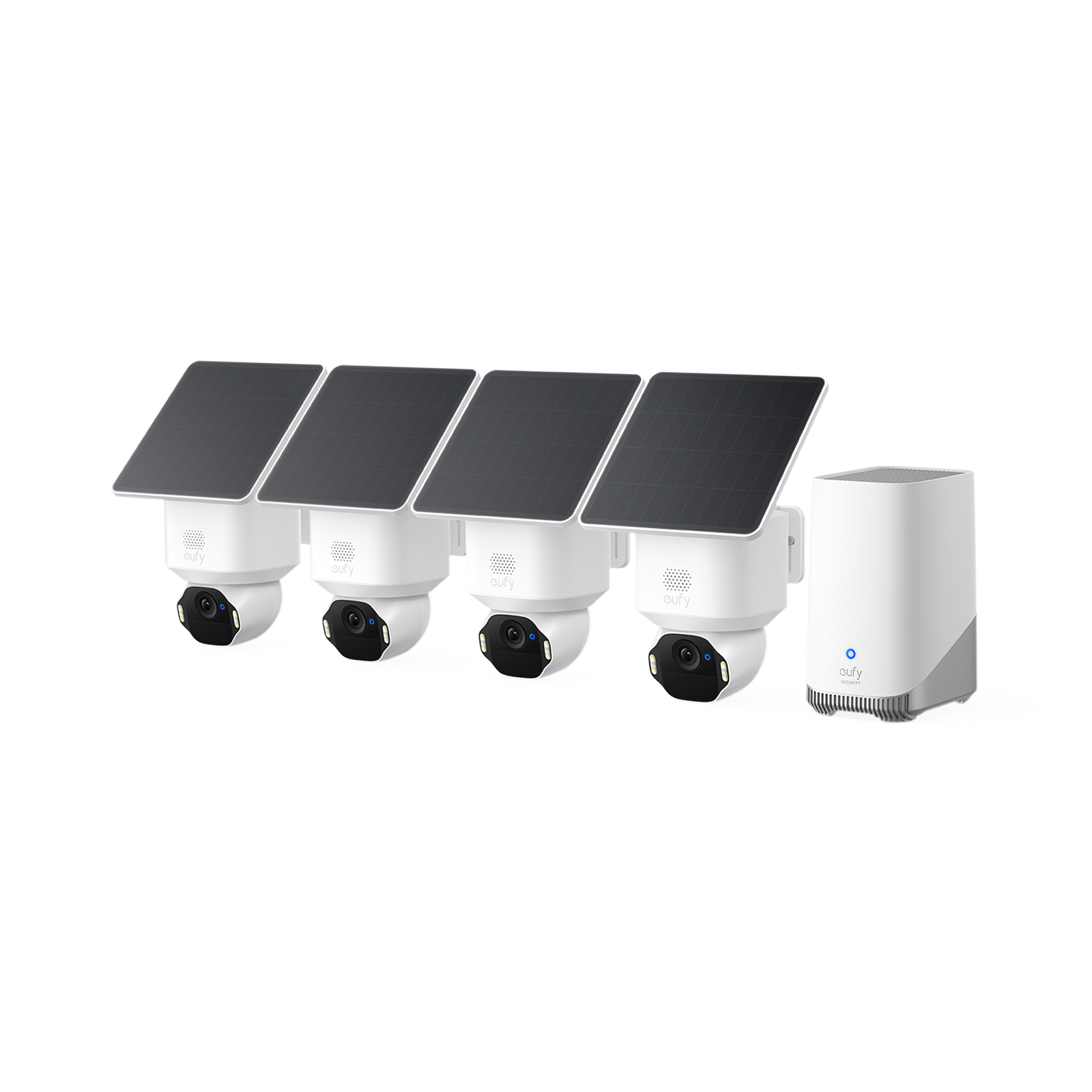 eufy security cameras with solar panels for outdoor monitoring