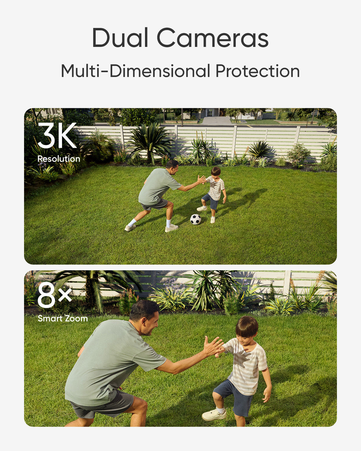 eufy Robot Lawn Mower E15 + Floodlight Camera E340