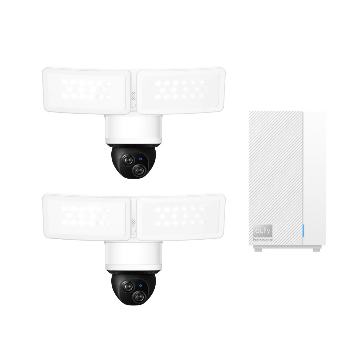 eufy Floodlight Camera E340 (2-Cam Kit) + eufy HomeBase™ Professional S1