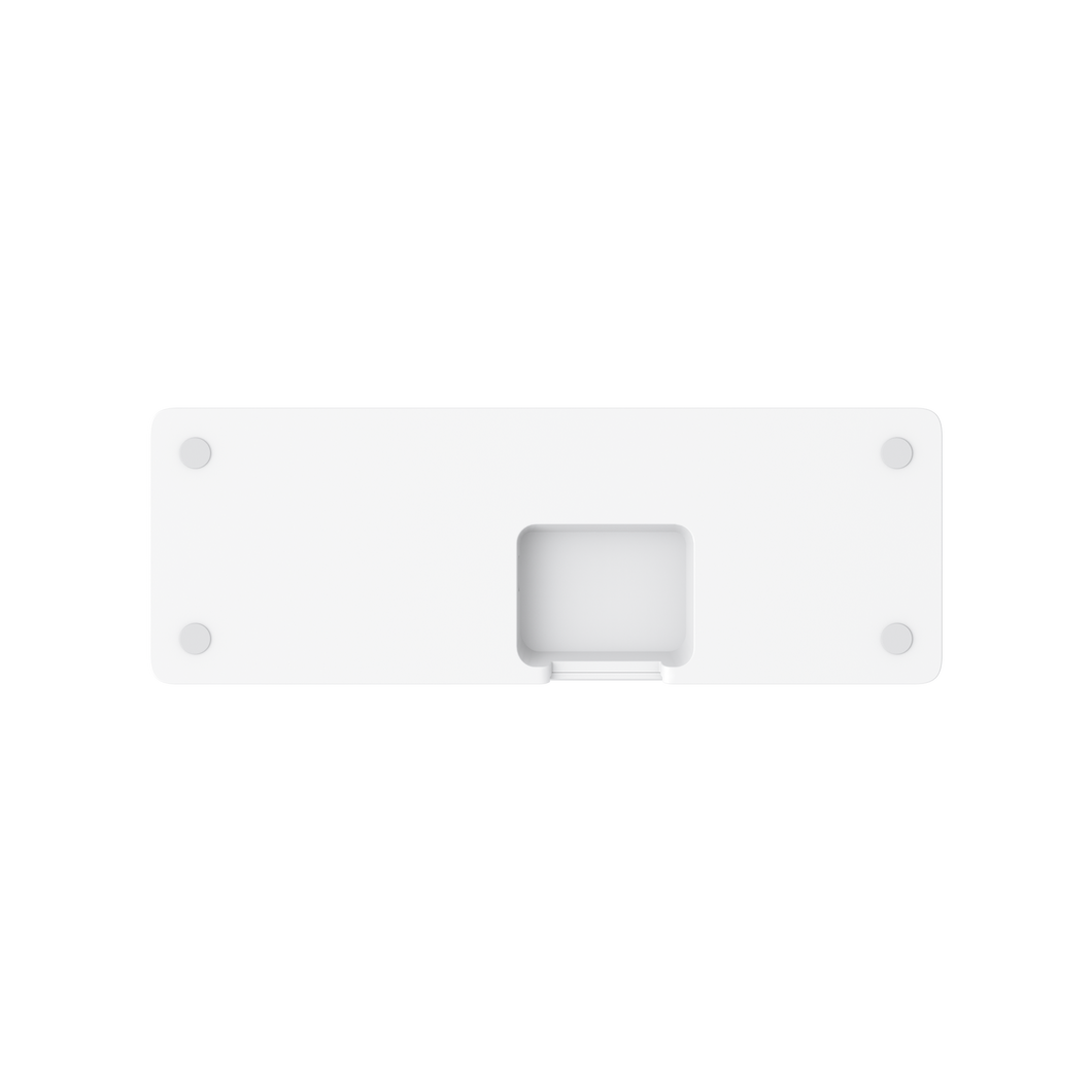 eufy white base with non-slip pads for secure placement
