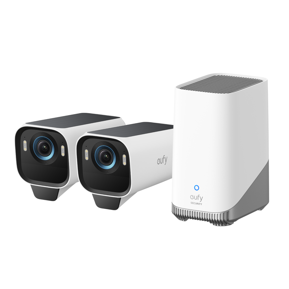 eufy security cameras with smart home base and surveillance