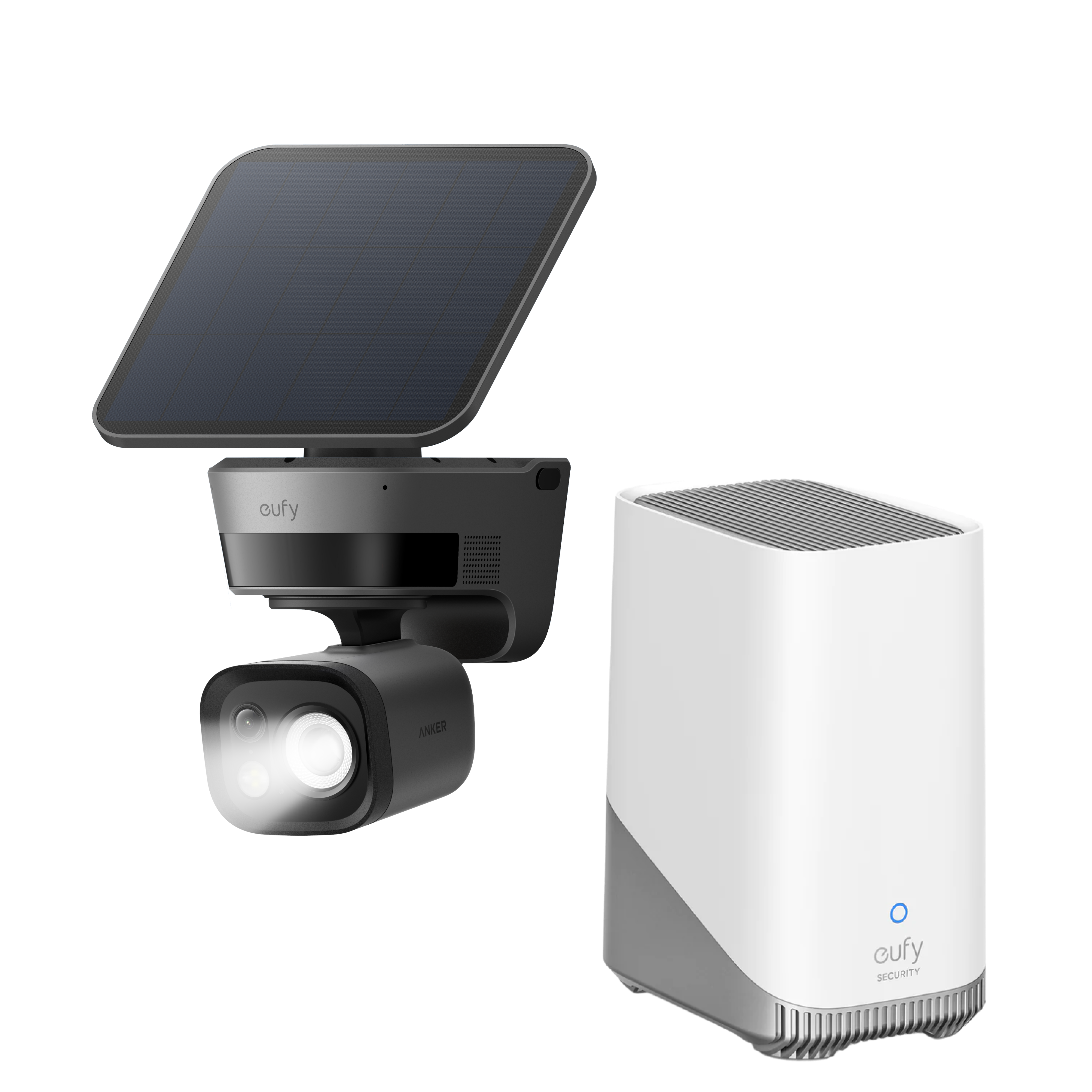 (Black) eufy TrackLight Cam S1 + eufy HomeBase™ S380