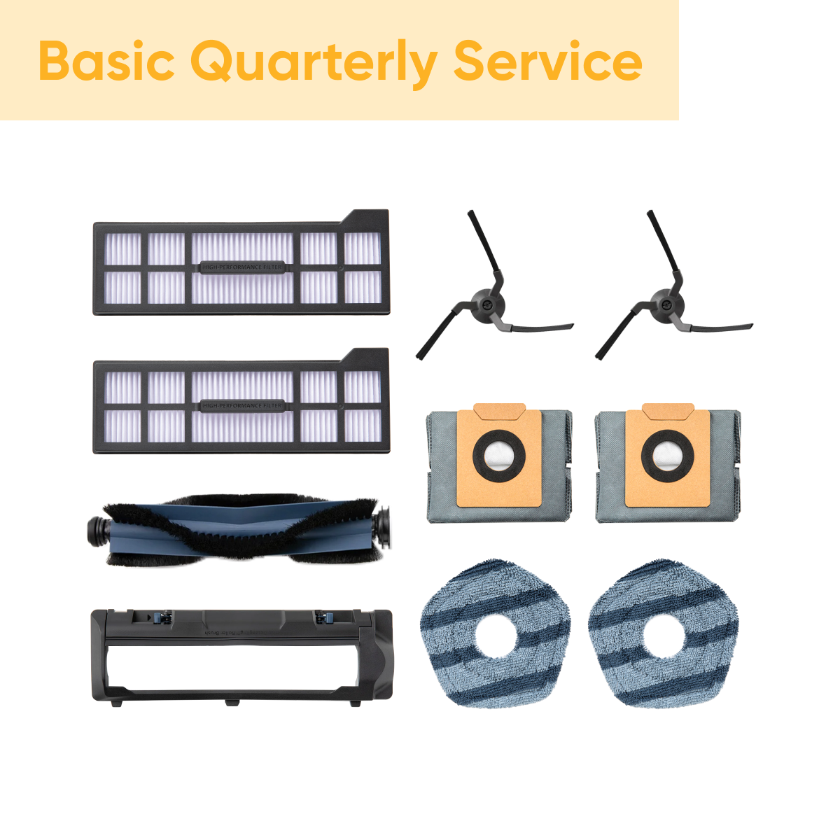 Basic Quarterly Service — eufy X10 Pro Omni Accessories Subscription Service