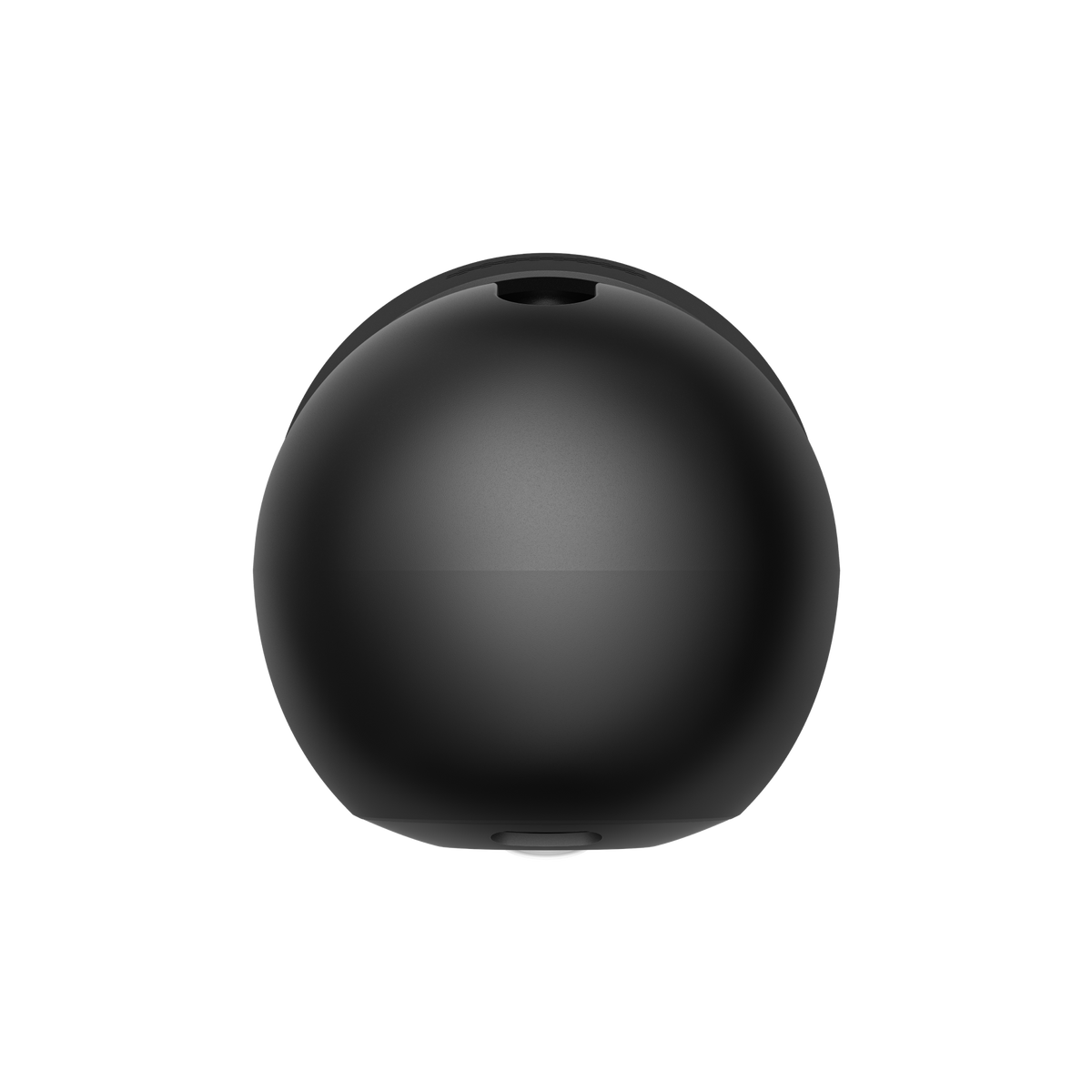 eufy black sphere camera with sleek design