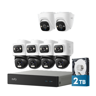 eufy Security NVR System E50-4-Cam Kit+2 Turret Cam