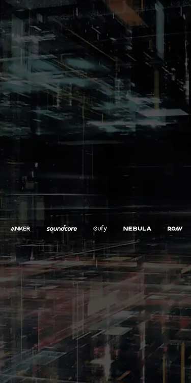 eufy mit futuristischem Hintergrund und Logos verschiedener Marken