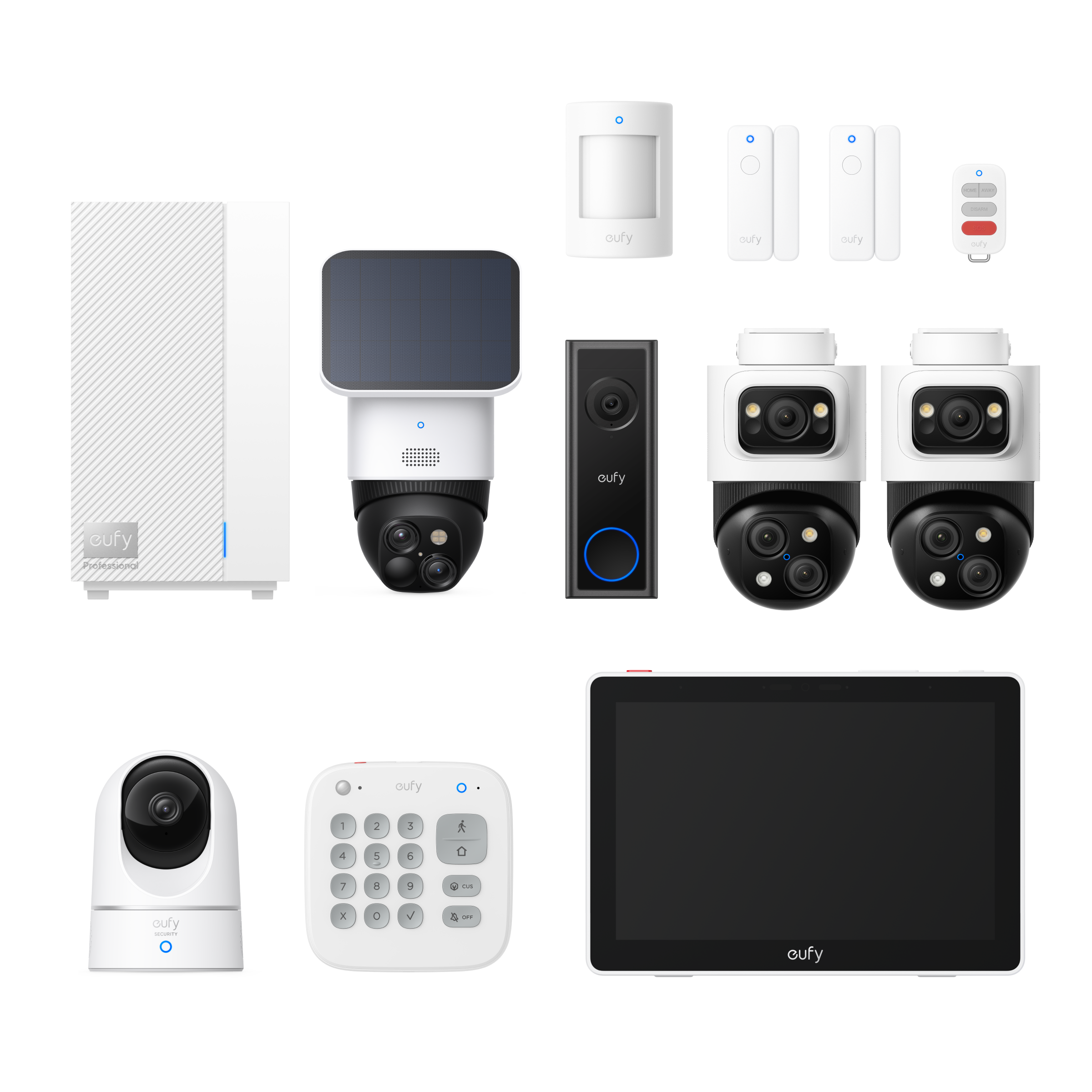 eufy ExpertSecure System E10 with 2 PoE Bullet-PTZ Cam S4+Display