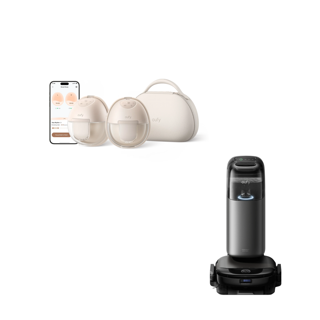 eufy Robot Vacuum Omni S1 Pro + Wearable Breast Pump S1 Pro