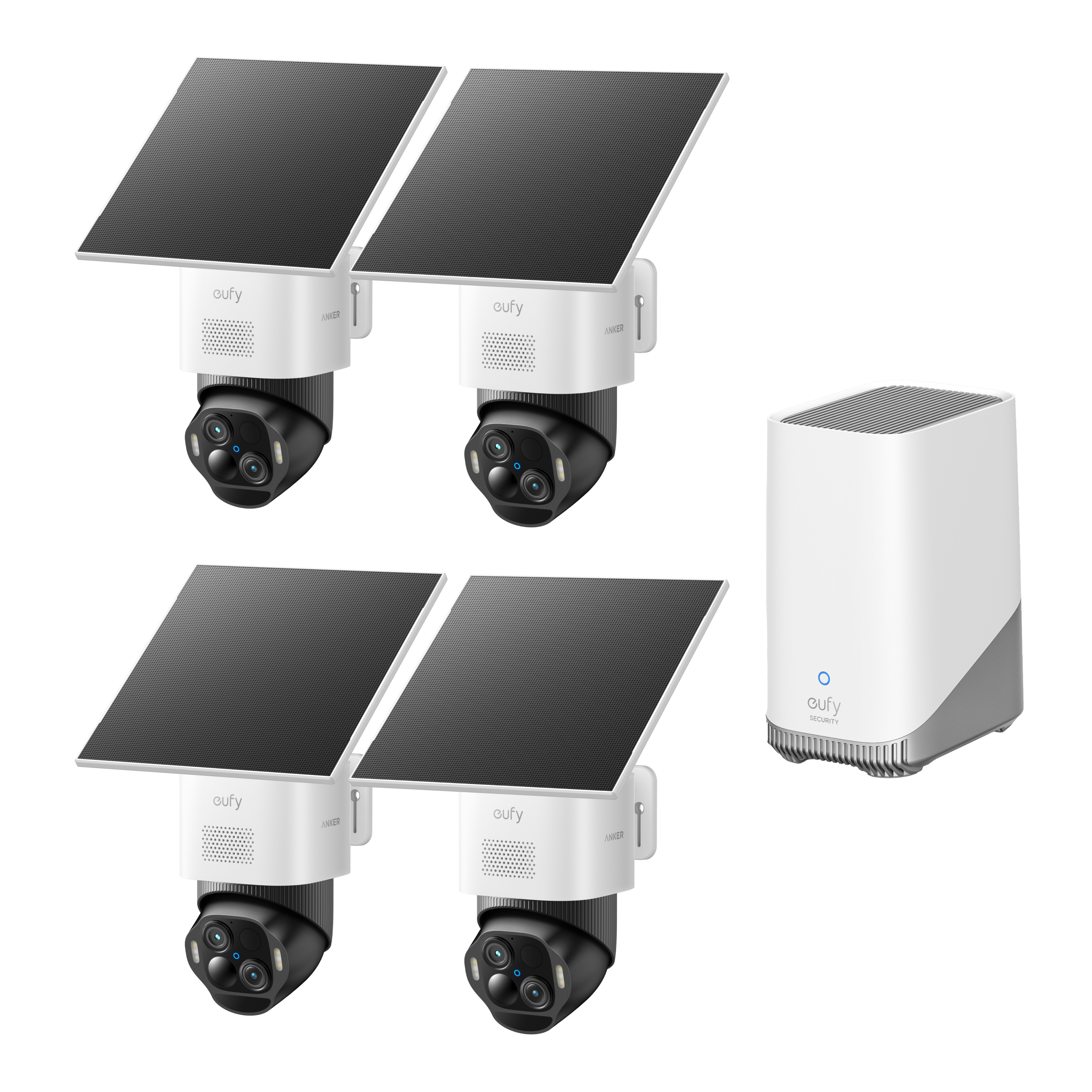 eufy SoloCam E50 4-Cam Kit (HomeBase S380)