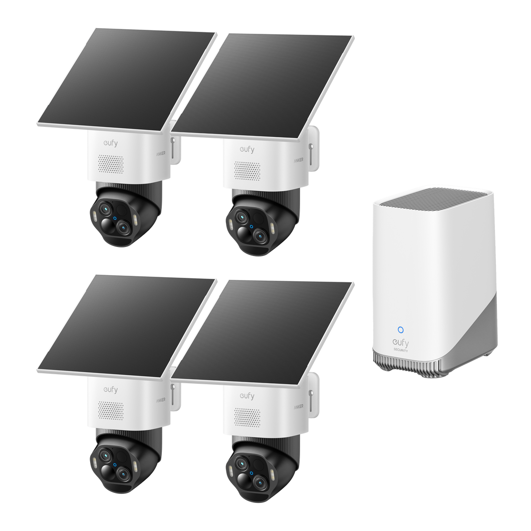 eufy SoloCam E50 4-Cam Kit (HomeBase S380)