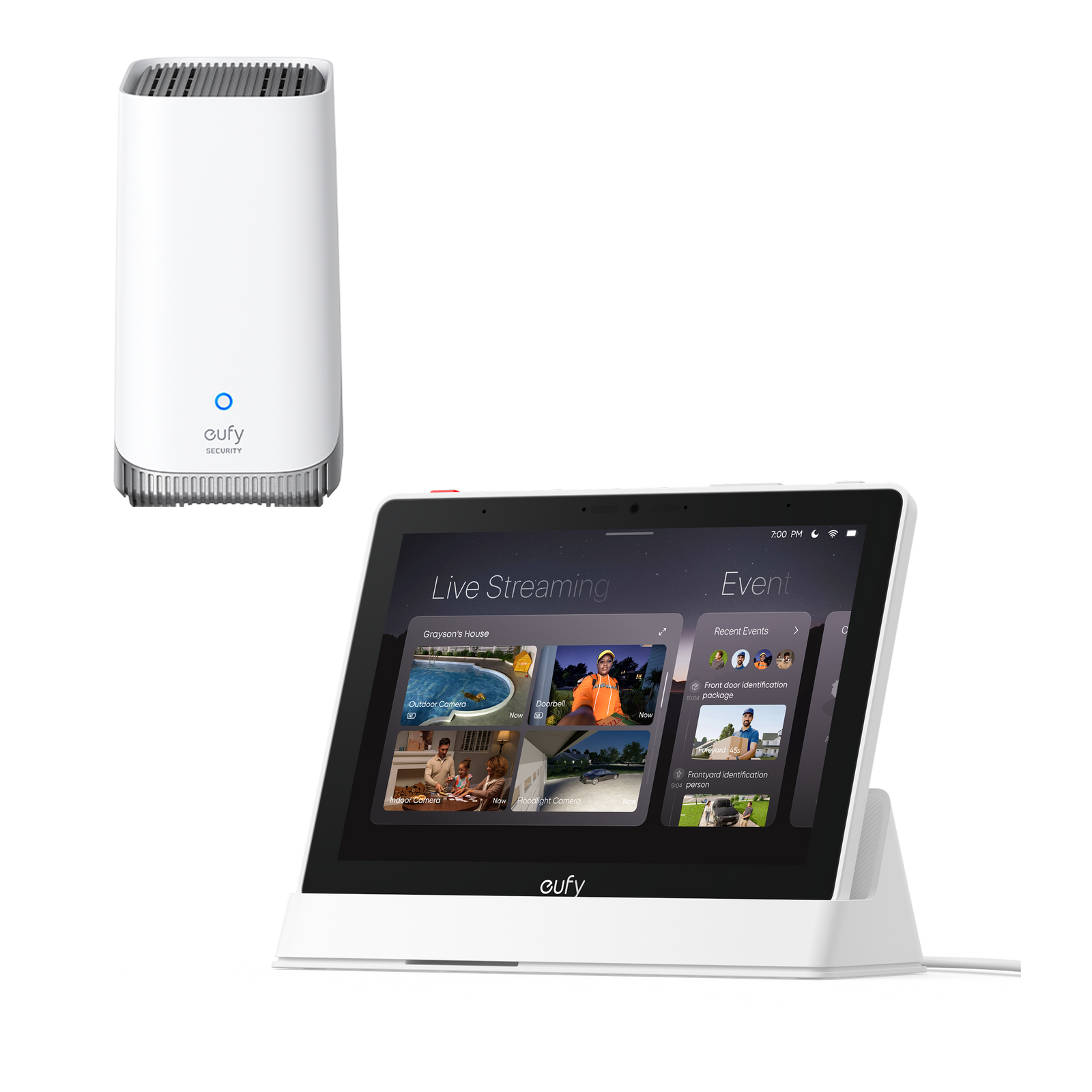 eufy Smart Display E10 + eufy HomeBase™ S380