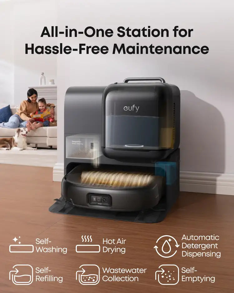 eufy Robot Vacuum Omni E28 + Indoor Cam E220