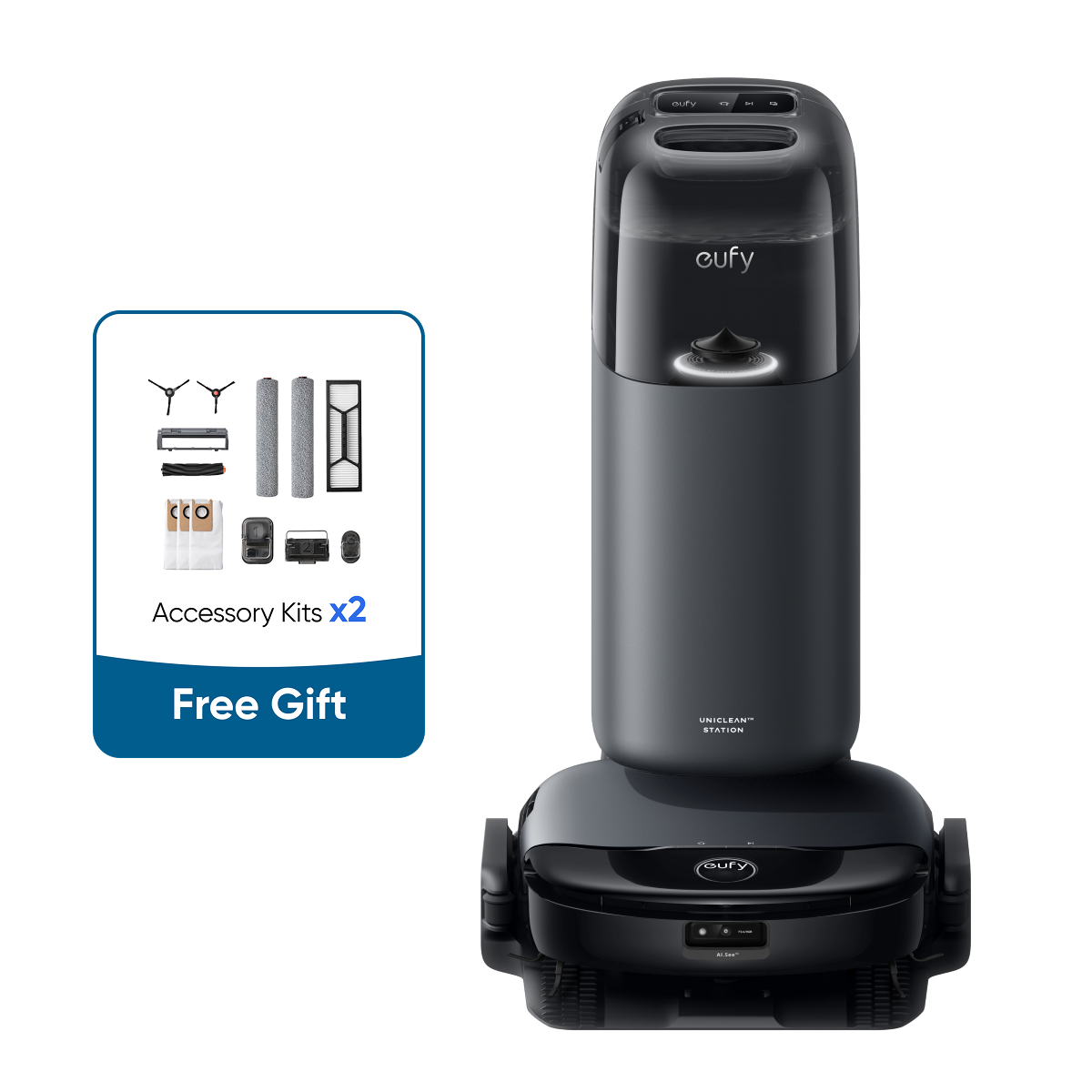 eufy Robot Vacuum Omni S1 + 2*Replacement Kits