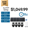 eufyCam S4 4-Cam Kit  + 1 TB Hard Drive
