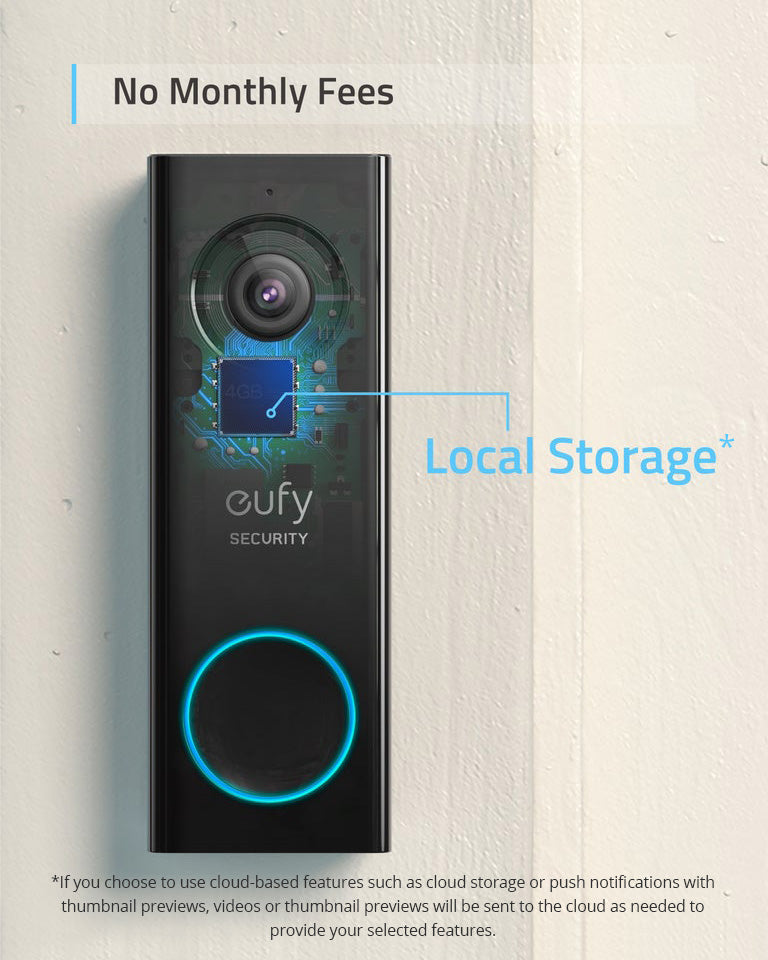 Wired 2K Video Doorbell - Real-Time HD Surveillance