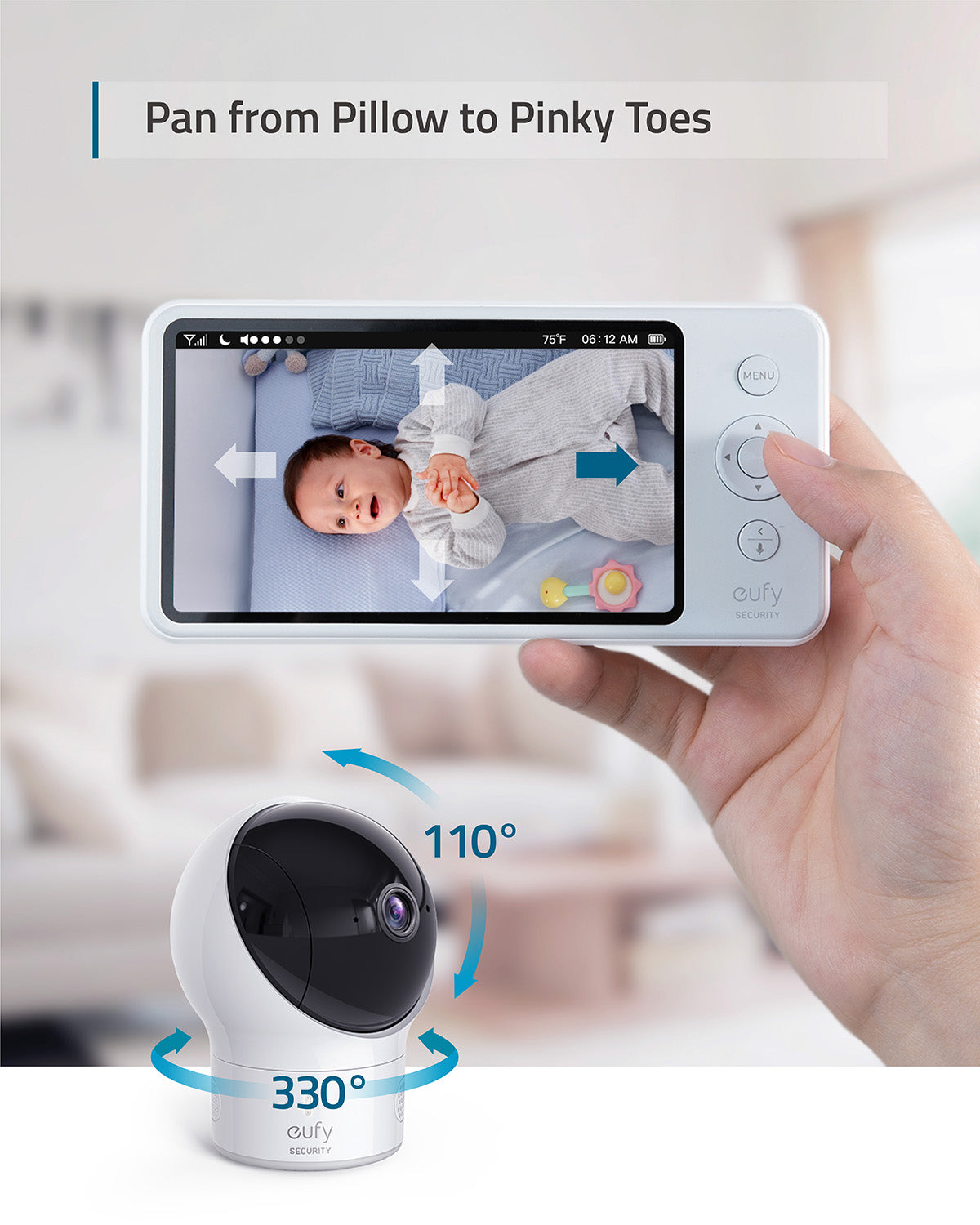 Baby Monitor E110(Renewed)