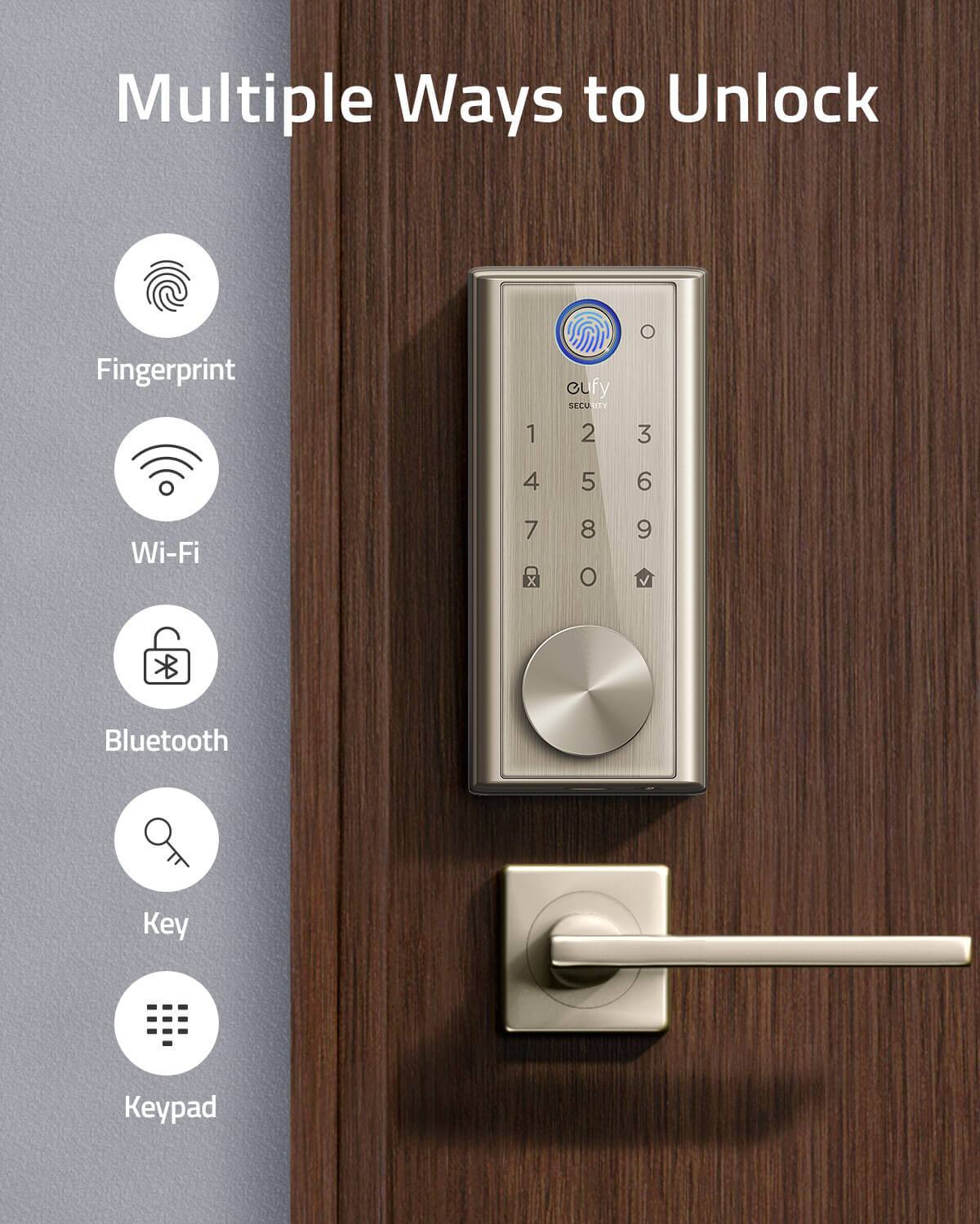 eufy smart lock Touch &amp; Wi-Fi nickel