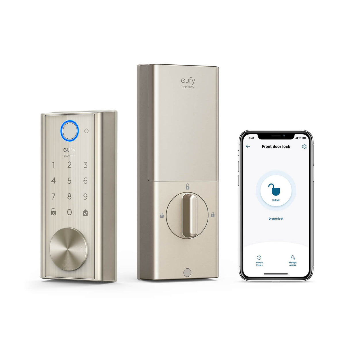 eufy security Smart Lock Touch & Wi-Fieufy smart lock Touch & Wi-Fi nickel
